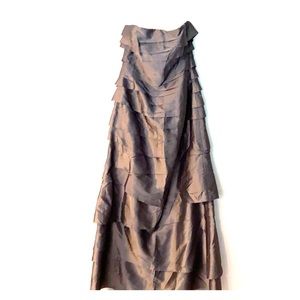 Women’s bridesmaid dress.